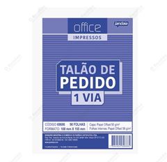 TALAO DE PEDIDO 108X155 1 VIA 50FLS JAND