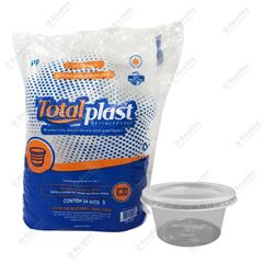 KIT POTE 350ML PP TOTALPLAST